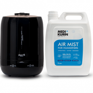 MEDI+KURIN HOCL Air Mist [5 Liter] + DEERMA M800 Black Pearl Air Humidifier