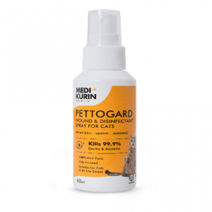 MEDI+KURIN HOCL PettoGard Wound & Disinfectant Spray For Cats 60ml