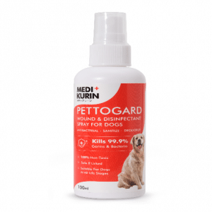 MEDI+KURIN HOCL PettoGard Wound & Disinfectant Spray For Dogs 100ml