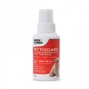 MEDI+KURIN HOCL PettoGard Wound & Disinfectant Spray For Dogs 60ml
