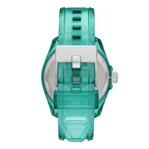 Diesel MS9 Three-Hand Green Transparent Watch