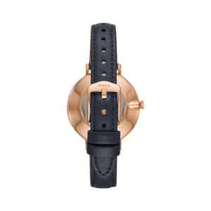 Fossil Kalya Three-Hand Navy Leather Watch