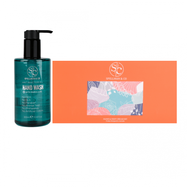 Duo Antibacterial Hand Wash l Hand & Foot Cream Set