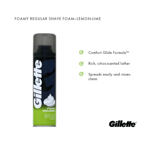 Gillette Shave Foam Lemon 200ml