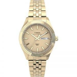 Timex Waterbury Legacy Boyfriend 36mm Stainless Steel Bracelet Watch TW2U78500