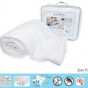 Jean Perry – Waterproof Fitted Mattress Protector – King  (183 x 190cm)