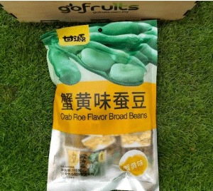Crab Roe Flavor Broad Bean