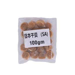 “(SA) Great Ocean Japanese Dried Scallop 正宗日本北海道干贝 100g  100% Authentic Japan Hokkaido Dried Scallop Pack  (SA) 100% 正宗日本北海道干贝 “
