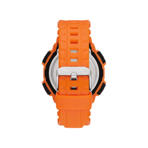 Skechers LA Cienaga Quartz Digital Orange Silicone Case & Strap Watch SR1135