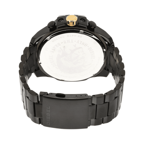 Diesel Men's Mega Chief Chronograph Black Stainless Steel Watch DZ4479 - Image 3