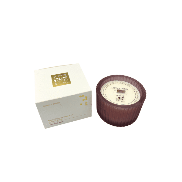 SCENTZ BY ME SCENTED CANDLE ORANGE BERRY 160G - Image 2