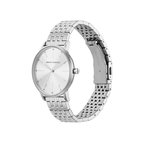 Armani Exchange Three-Hand Stainless Steel Watch AX5578 - Image 4