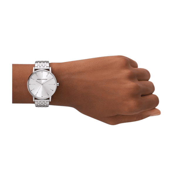 Armani Exchange Three-Hand Stainless Steel Watch AX5578 - Image 5