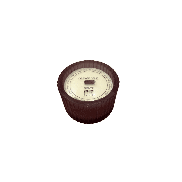 SCENTZ BY ME SCENTED CANDLE ORANGE BERRY 160G - Image 3