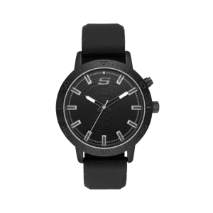 Skechers Men’s Quartz Analog Light Function Black Silicone Strap Watch SR5140