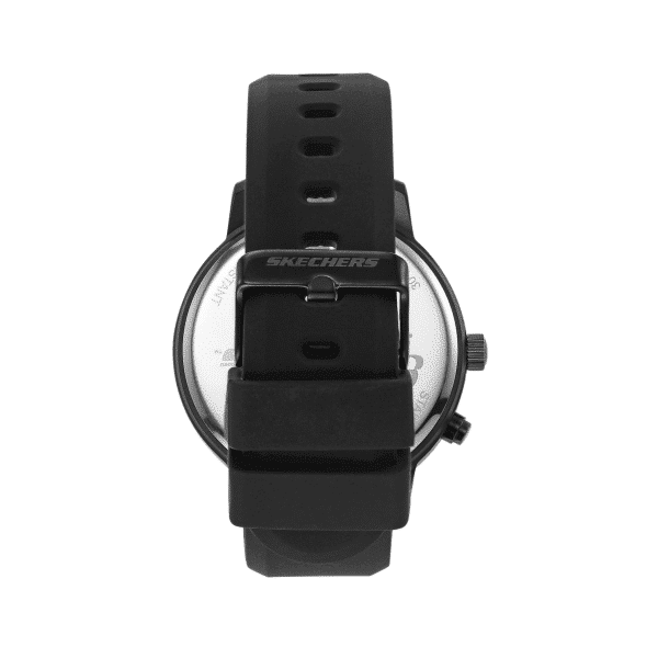 Skechers Men's Quartz Analog Light Function Black Silicone Strap Watch SR5140 - Image 2