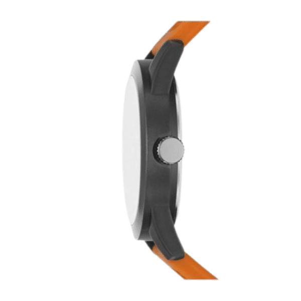 Skechers Clement Gunmetal Case & Orange Silicone Strap Watch  SR5186 - Image 3
