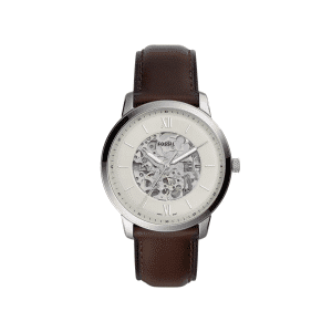 Fossil Neutra Automatic Brown Leather Watch ME3184