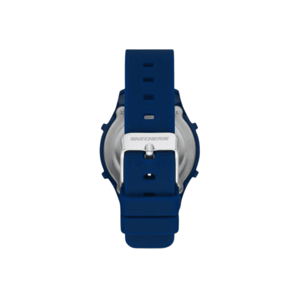 Skechers Women's Rosencrans Quartz Digital Blue Plastic Case Silicone Sports Watch SR6202 - Image 3