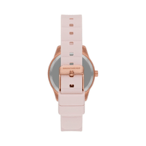 Skechers Doheny Quartz Analog Rose Gold-Tone Case & Pink Silicone Strap Watch SR6242