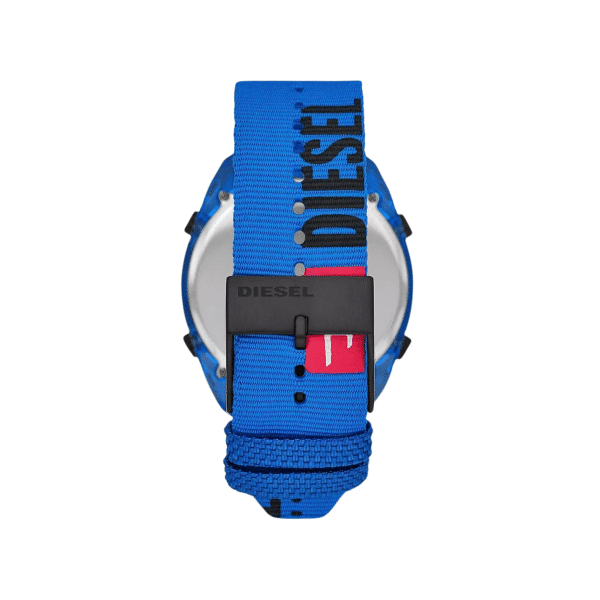 Diesel Crusher Digital Blue Nylon Watch DZ1944 - Image 2