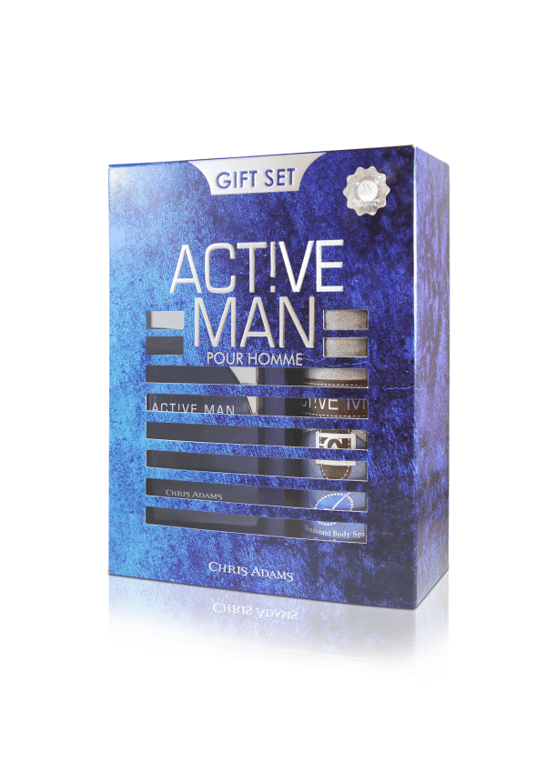 Chris Adams Active Man Pour Homme Gift Set