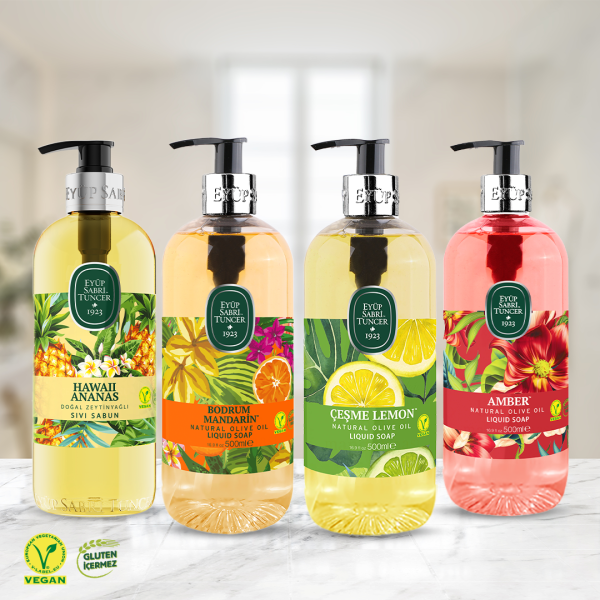 Eyup Sabri Tuncer Liquid Soap Natural Olive Oil Ocean 500ML - Image 3