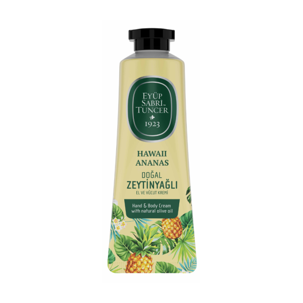 Eyup Sabri Tuncer Natural Olive Oil Hand And Body Cream 50ML - Hawaii Pineapple