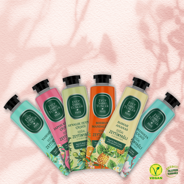 Natural Olive Oil Hand And Body Cream 50ML Turkish Sticker- 6 Piece Box Set - Image 3