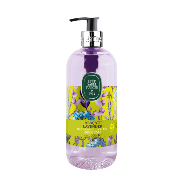 Eyup Sabri Tuncer Liquid Soap Natural Olive Oil Alacati Lavender 500ML