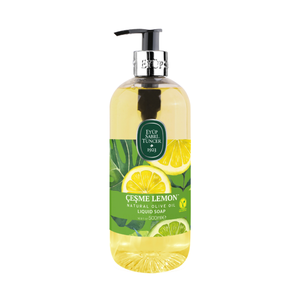 Eyup Sabri Tuncer Liquid Soap Natural Olive Oil Cesme Lemon 500ML