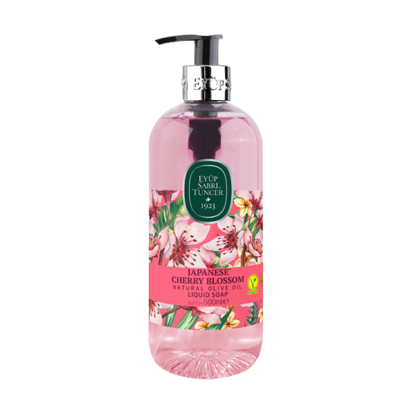 Eyup Sabri Tuncer Liquid Soap Natural Olive Oil Japanese Cherry Blossom 500ML