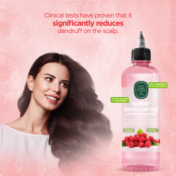 Eyup Sabri Tuncer Raspberry And Vinegar Hair Tonic 500ML - Image 5