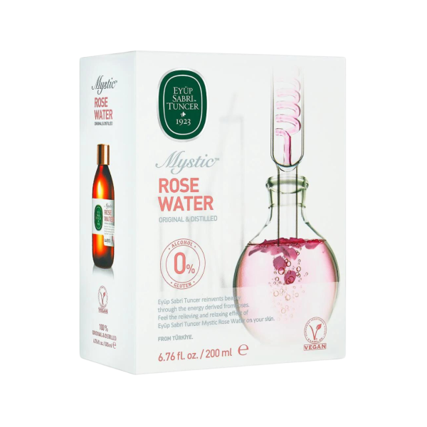 Eyup Sabri Tuncer Mystic Glass Bottle Rose Water 200ML - Image 2