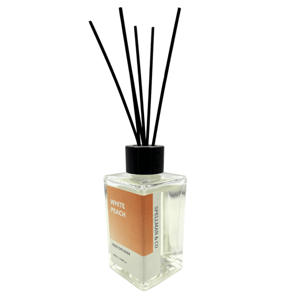 SPELLMAN & CO White Peach Reed Diffuser 100ml - Image 2